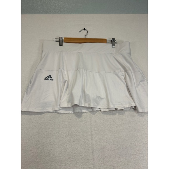adidas Pants - Adidas Women T Match Skirt White Tennis Skort AEROREADY GH7552 XL
